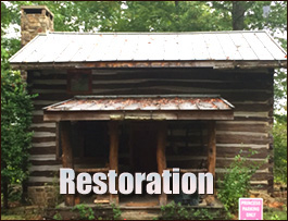 Historic Log Cabin Restoration  Seville, Ohio